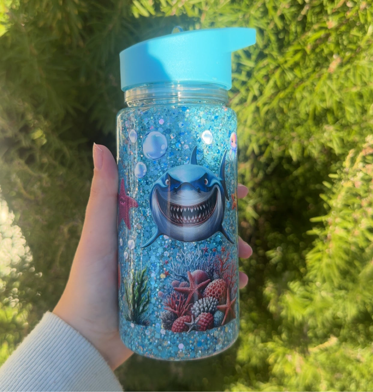 10oz NEMO KIDS SNOW GLOBE WATER BOTTLE ACRYLIC