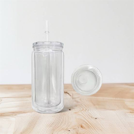 16oz CUSTOM SNOW-GLOBE ACRYLIC TUMBLER